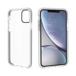 Wholesale iPhone 11 (6.1in) Mesh Armor Hybrid Case (White)